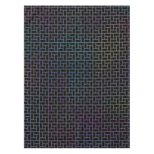 Elegant Modern Abstract Colourful Basket Pattern Tablecloth