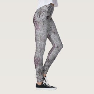 Elegant Modern Angel Vintage Trendy Floral Leggings