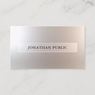 Elegant Modern Attractive Design Professional Business Card