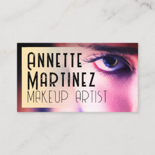 Elegant modern beauty eye  business card
