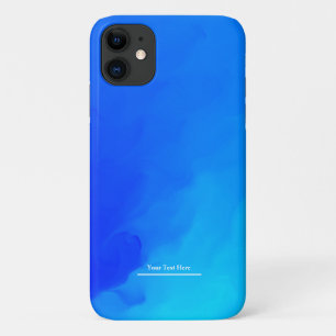 Elegant Modern Blue Personalised Template Case-Mate iPhone Case