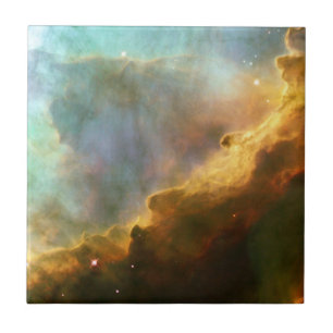Elegant Modern Blue Space Landscape Tile