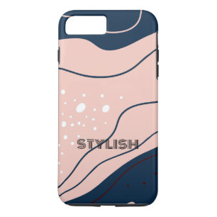 Elegant  & Modern Blue & White  Case-Mate iPhone Case