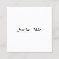 Elegant Modern Calligraphed Script Name Template