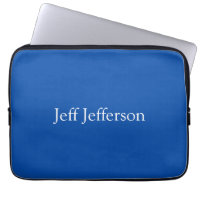 Elegant Modern Calligraphy Name Professional Blue