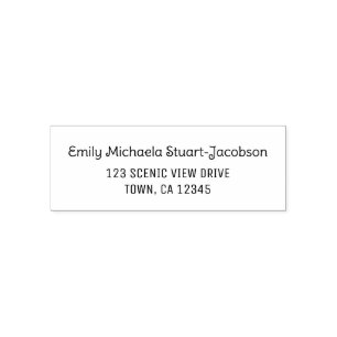 Elegant Modern Casual Contemporary Handwriting  Self-inking Stamp