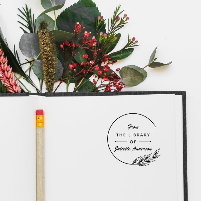 Elegant Modern & Chic Custom From The Library Of Rubber Stamp (Creator Uploaded)