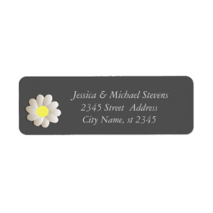 Elegant modern chic daisy