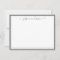 Elegant Modern Chic Girly Classic Dark Grey Script