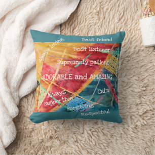 Elegant Modern Chic Great Mother Adorable Amazing  Cushion