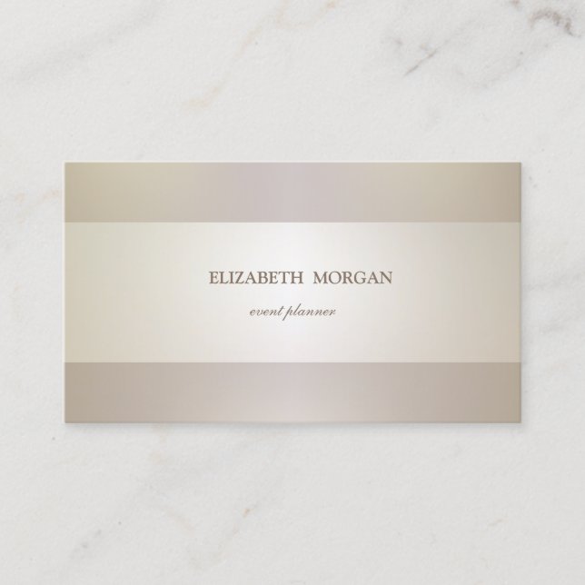 Elegant Modern Chic Sophisticated,Striped Business Card (Front)