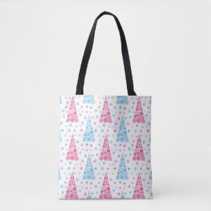 Elegant Modern Christmas tree Tote Bag