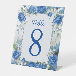 Elegant Modern Classic Script Wedding Pedestal Sign
