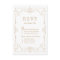 Elegant modern classic vintage wedding RSVP