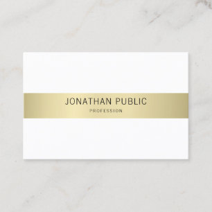 Elegant Modern Clean Design Luxury Trendy Plain Business Card