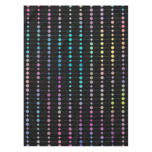 Elegant Modern Colourful Beads Circles Dots Patter Tablecloth