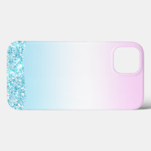Elegant Modern colourful gradient glitter Rainbow iPhone 13 Case
