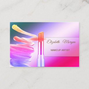 Elegant Modern Colourful ,Lipstick Business Card