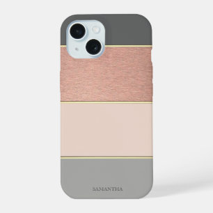 Elegant Modern Cool Striped iPhone 15 Case