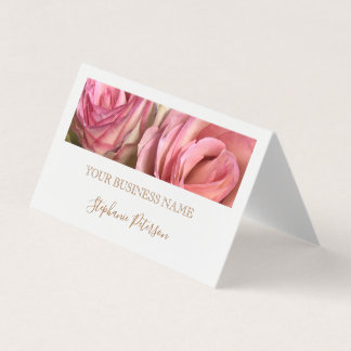 Elegant Modern Copper Custom Photo Template  Business Card