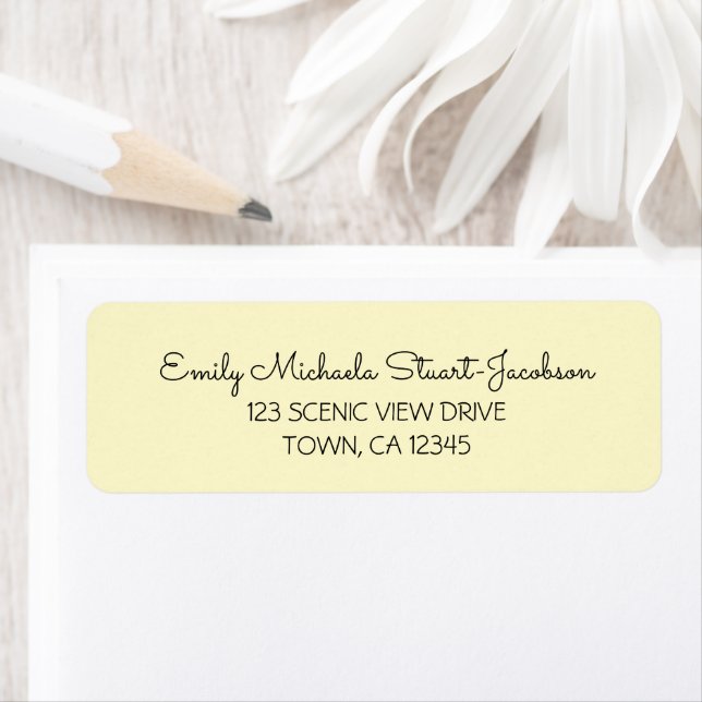 Elegant Modern Cream Contemporary Calligraphy  (Insitu)