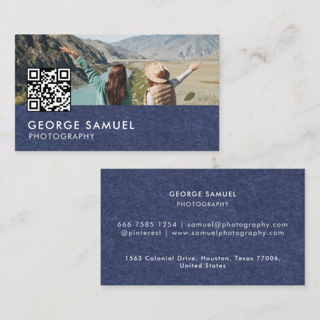 Elegant Modern Custom Logo Minimalist Simple Appointment Card (Front/Back)