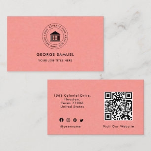 Elegant Modern Custom Logo Minimalist Simple Business Card