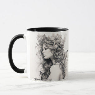 Elegant Modern Custom Photo and Personalised Mug