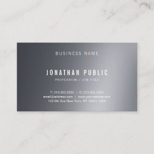Elegant Modern Design Professional Creative Plain Business Card