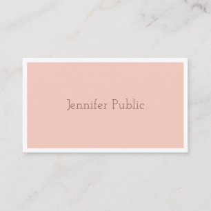 Elegant Modern Design Sophisticated Plain Luxury Business Card