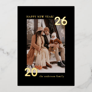 Elegant Modern Family Happy New Year 1 Photo