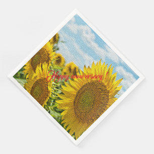 Elegant Modern Floral Napkin