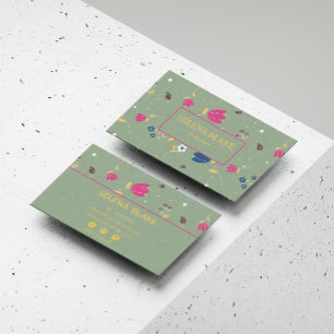 Elegant Modern Floral Professional & Trendy Business Card