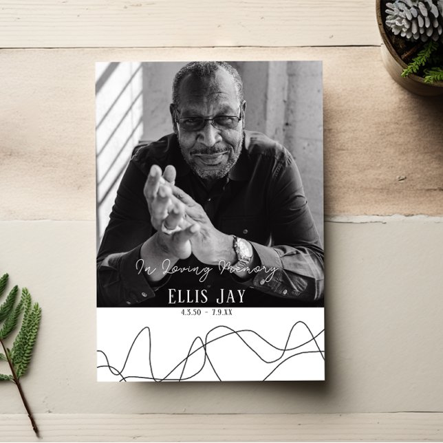 Elegant | Modern Funeral | Invitation (Creator Uploaded)