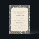 Elegant Modern Garden Floral Earthy Bat Mitzvah Invitation<br><div class="desc">Elegant Modern Garden Floral Earthy Bat Mitzvah Invitation</div>
