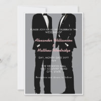 Elegant Modern Gay Men Wedding