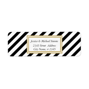 Elegant modern gentle black white stripes