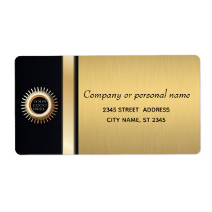 Elegant modern gold / black add logo