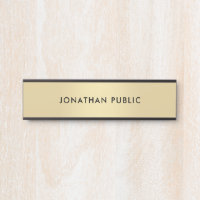 Elegant Modern Gold Black Minimalistic Template