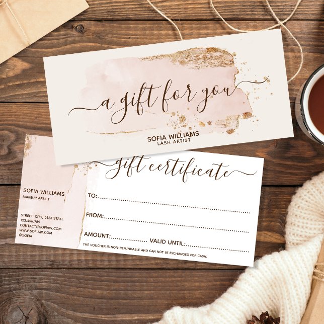 Elegant Modern Gold Glitter Blush Pink (Creator Uploaded)