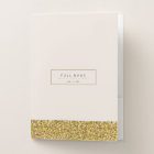 Elegant Modern Gold Glitter Sparking Trendy