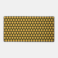 Elegant Modern Gold Polka Dots on Black