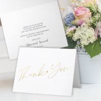 Elegant modern gold script simple