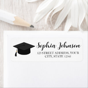 Elegant Modern Graduation Return Address