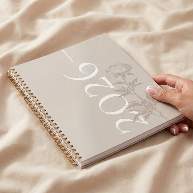 Elegant Modern Hand-Drawn Sketch Floral Organize Planner (Elegant Modern Hand-Drawn Sketch Floral Organize Planner)