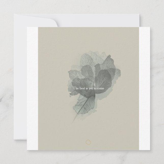 Elegant Modern Happily Divorced Party Invitation (Back)