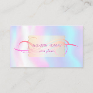Elegant Modern Holographic Business Card