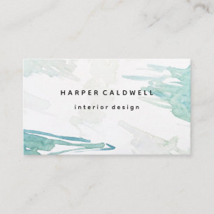Elegant Modern Interior Design Business Card
