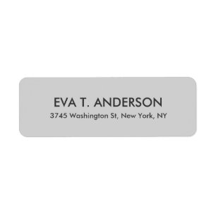 Elegant Modern Light Grey Professional