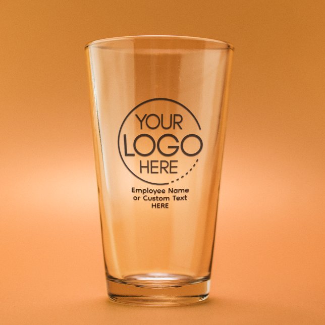 Elegant Modern Logo Employee/Company SWAG Glass (Creator Uploaded)